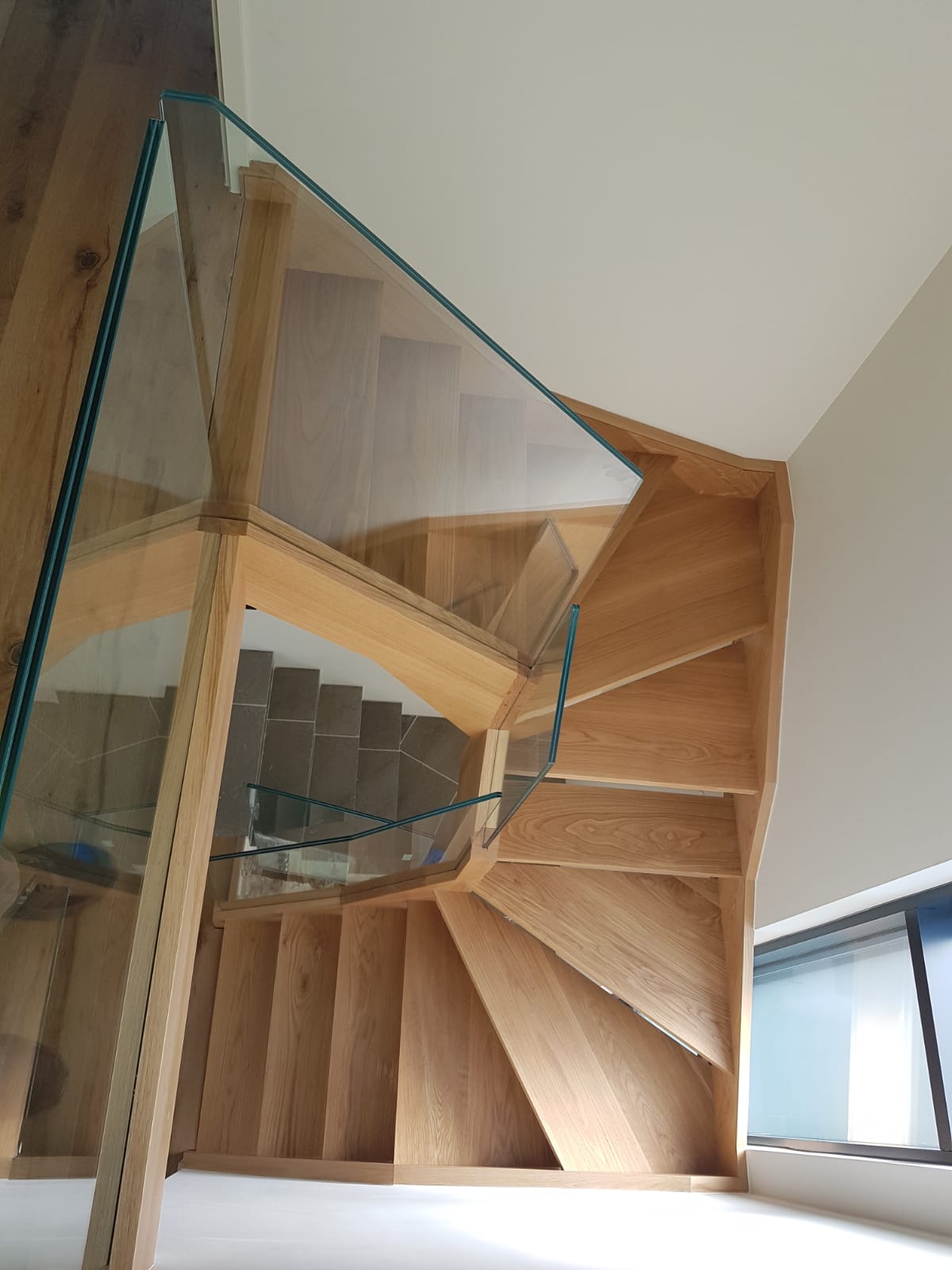 3 open Tread Staircases