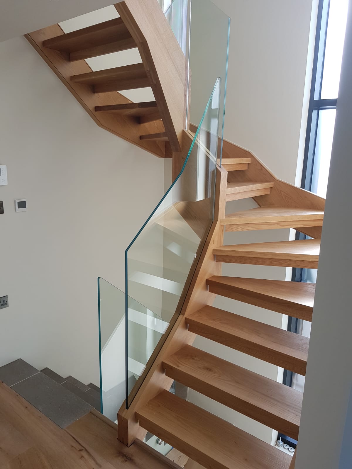 3 open Tread Staircases