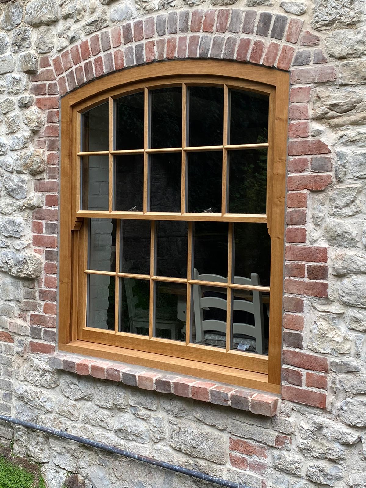 Solid Oak Box Sash Windows