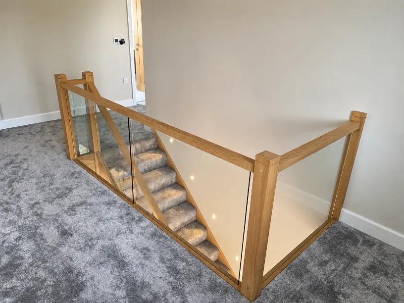Wooden staircase