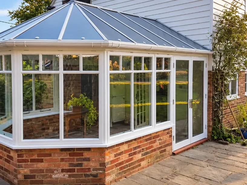 Wooden conservatory